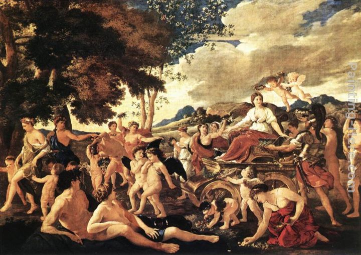 The Triumph of Flora painting - Nicolas Poussin The Triumph of Flora art painting